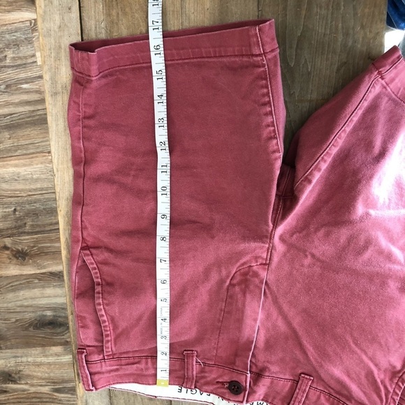 AEO faded red slim fit shorts, 28 - Picture 9 of 11